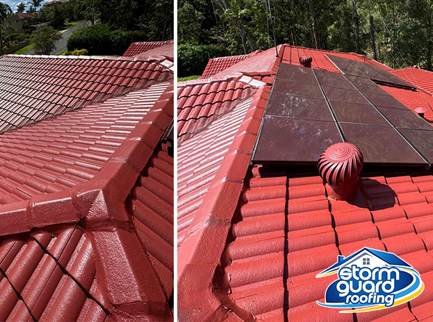 Storm Guard Roofing team at work