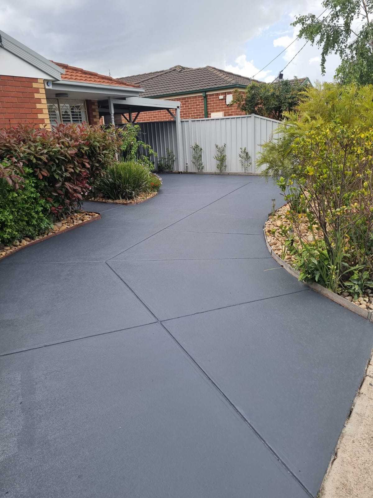 Driveway painting and cleaning